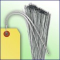 12" - 26 Gauge Galvanized Tag Wires (Standard) 