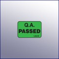 Passed Micro Quality Assurance Label
