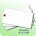 Blank Oversize Tag-White