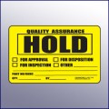 Hold Quality Assurance Label 4 x 3