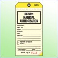 Return Material Authorization Tag - 3 Part