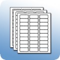 2-5/8 x 1 Stock laser / Ink Jet Label