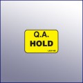 Hold Micro Quality Assurance Label