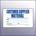 Customer Supplied Quality Assurance Label 4 x 3