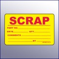 Scrap Quality Assurance Label  4 x 3