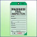 Passed Final Inspection Tag - 2 Part