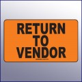Return to Vendor Label