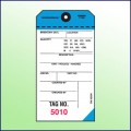 2-Part NCR Tags - Blue