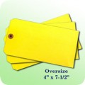Blank Oversize Tag-Yellow