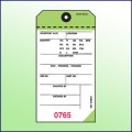 2-Part NCR Tags - Green