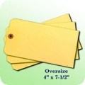 Blank Oversize Tag-Manila