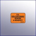 Non-Conforming Micro Quality Assurance Label