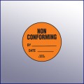 Non Conforming Label 1-3/4 dia.